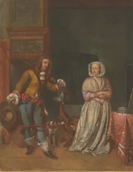 Lovec na návštěvě u dámy, 17831786.