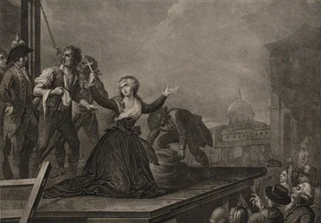 Madame Élisabeth de France, sestra krále, před gilotinou 10. května 1794, c. 1795