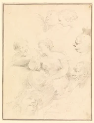 Kresba, Figurální skici, 1775