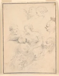 Kresba, Figurální skici, 1775