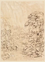 Kresba, Cesta vedoucí do horského města, 1750-86