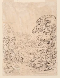 Kresba, Cesta vedoucí do horského města, 1750-86