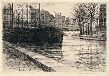 Pont St Michel, 1915
