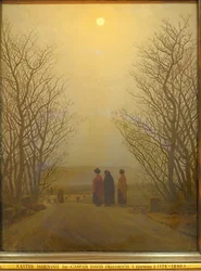 Velikonoční ráno, Caspar David Friedrich, 1833 n. l., olej na plátně - Museo Nacional Centro de Arte Reina Sofía - DSC08706