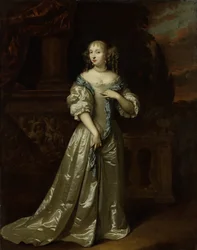 Portrét Philippina Staunton, manželka Roelof van Arkel (1632-1709), pán z Broeckhuijsen