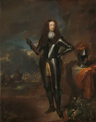 Portrét Viléma III., prince Oranžského a Stadtholdera, c.1680-84