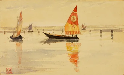 Plachetnice Benátky, 1898.