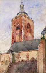 Kostel svatého Martina, Utrecht, Holandsko, 1898.
