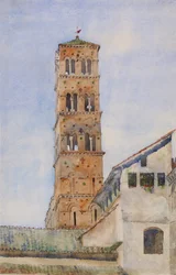Tower, San Francisco Romano, Řím, 1898.