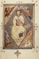 Kristus ve velebnosti (ve slávě) (miniatura)
