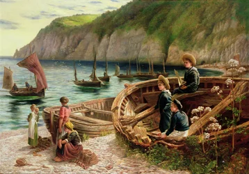 Na pláži, 1880