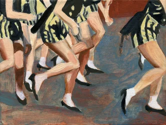 Kohoutky, 2008 (olej na plátně)