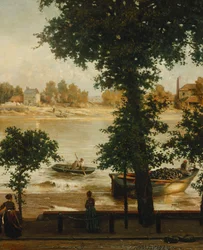 Letní večer na Cheyne Walk, 1870-71