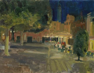 Čas zavírání, Campo Santa Margherita (malba)