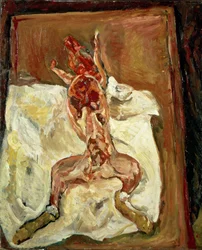 Stažený králík, cca 1921 (olej na plátně)