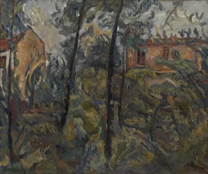 Krajina s domy, c. 1918