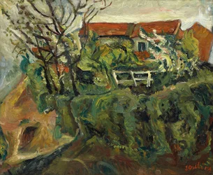 Domy v krajině, cca 1918-1919.