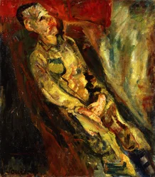 Muž sedící; Sedící muž, kolem roku 1923