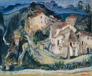 Pohled na Cagnes, kolem 1924-25