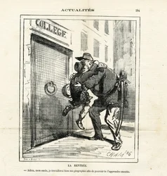Ilustrace Cham (1819-1879) v Le Charivari