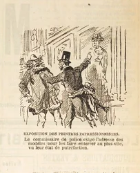 Policejní komisař požaduje adresy modelů, aby byly pohřbeny..., 1877.