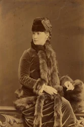 Marie Pavlovna Romanova - velkovévodkyně Maria Pavlovna Ruska (1854-1920), Bergamasco, Charles (Karl) (1830-1896). Albuminová fotografie, c. 1880. Ruský státní filmový a fotografický archiv, Krasnogorsk