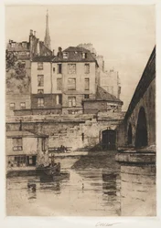 Quai des Orfèvres, Paříž, 1886.