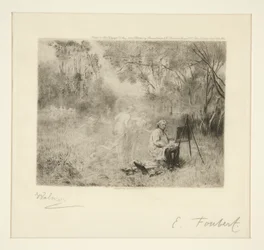 Corot Painting: Po Foubertovi