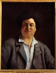 Portrét spisovatele Alexandra Dumase pere