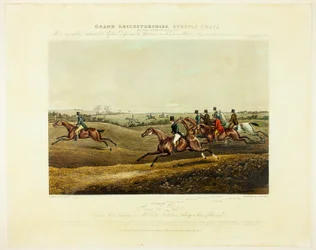 Jízda v tempu, z Velké steeplechase přes Leicestershire