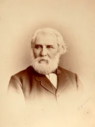Ivan Turgenev, ruský autor, konec 19. století