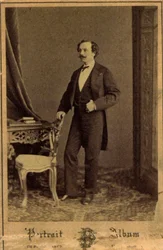 Marius Petipa, ruský baletní tanečník a choreograf, c1855