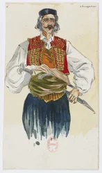 Holmès - Černá hora - kostýmy Charles Bianchini - 06. Choryphées