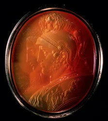Cameo s Marsem a Bellonou, c1784