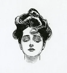 Gibson Girl, kolem roku 1902