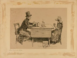 Tom Pinch a jeho sestra, z knihy "Martin Chuzzlewit"