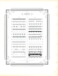 Ornamentální bordury a viněty, Corps 20 (Závěr) (tisk)