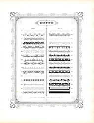 Ornamentální bordury a viněty, sbor 20 (pokračování) (tisk)