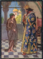 Ilustrace na obálce z Dětských příběhů z rumunských legend od Mosese Gastera (1856-1939) 1921