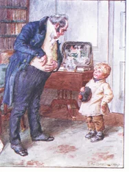 Jaké jsou vaše sklony, pokud jde o šest pencí?, ilustrace z knihy „Předpis doktora Marigolda“, 1910