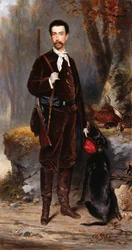 Lovec se psem, 1876