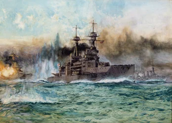 H.M.S. Vanguard v bitvě u Jutska, 1924