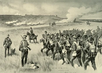 „The City of London Imperial Volunteers v Doornkopu dne 29. května“, 1901.