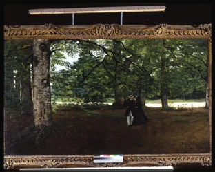 Promenade In The Woods (olej na plátně)