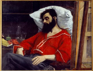 Uzdraví se nebo mu ublíží. Obraz Emile Auguste Carolus Duran (Carolus-Duran