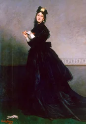 Žena s rukavicí, 1869