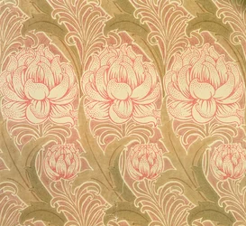 Tapeta navržená Voysey, viktoriánský