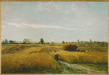 Sklizeň (malba na plátně)
