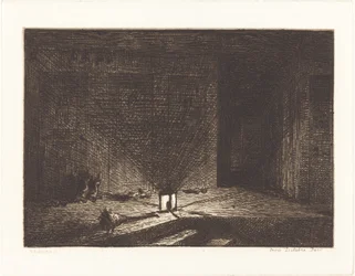 Interiér hostince (Interieur d