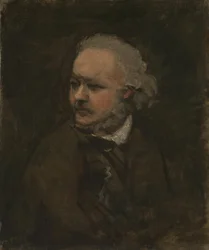 Portrét malíře Honoré Daumiera 1808-1879, c. 1876